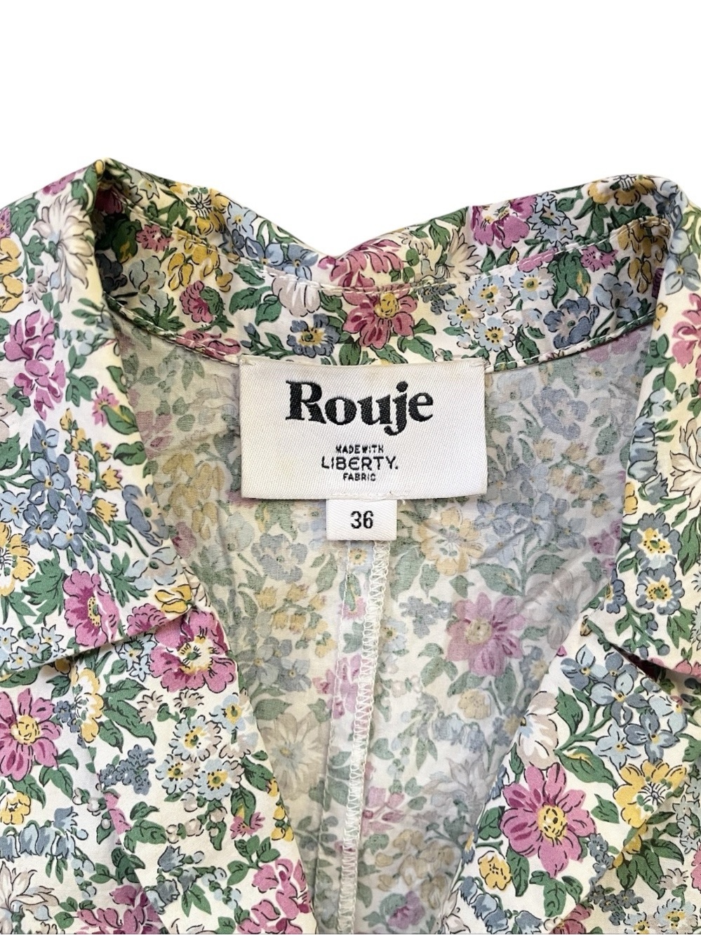 RARE Rouje Pauline Floral Blouse x Liberty London Fabric, Size 36 (2-4)